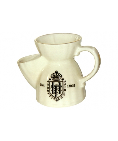 WHITE SHAVING MUG